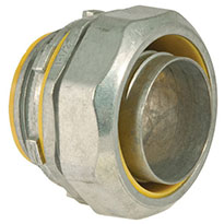 Straight Insulated Connectors Die Cast Zinc, 4 In. Trade Size