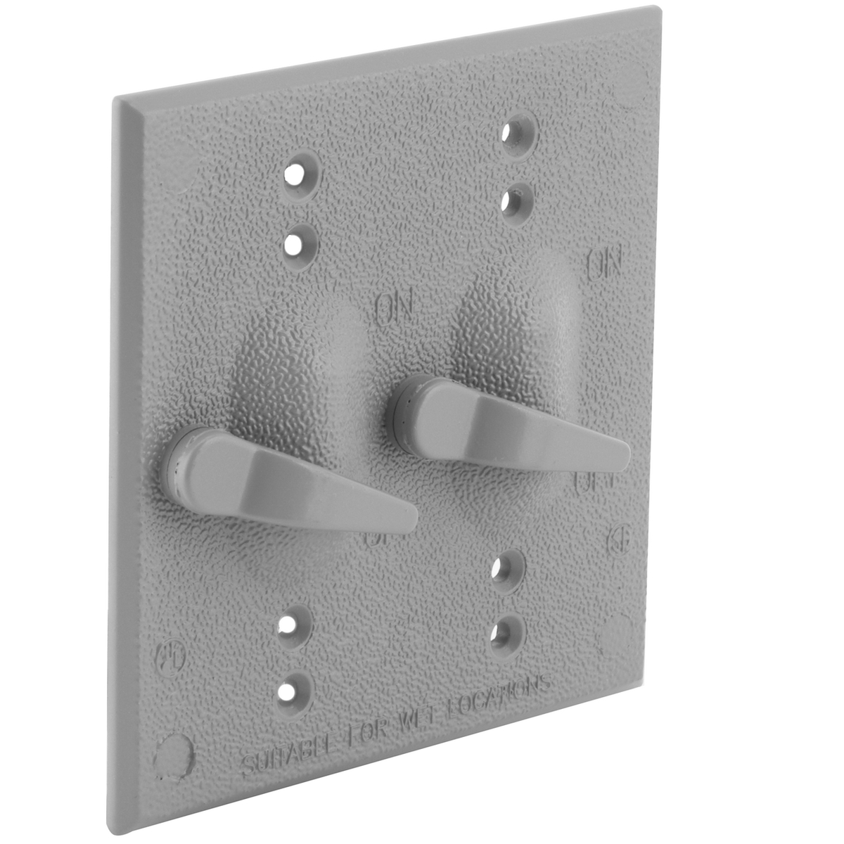 BELL 5125-0 WEATHERPROOF TWO GANG SWITCH COVER