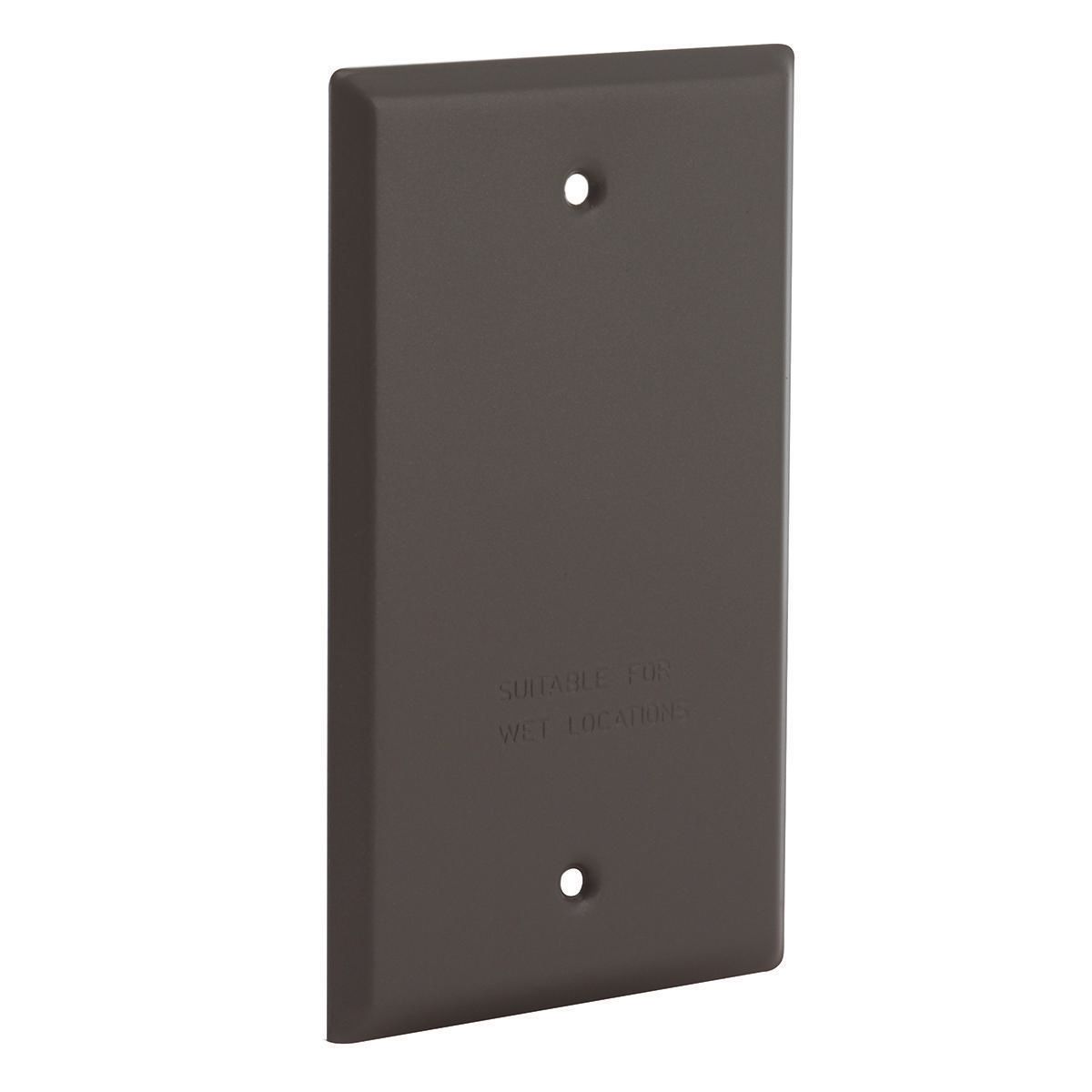 BELL 5173-2 COVER, 1G BLANK BRONZE W/ GASKET