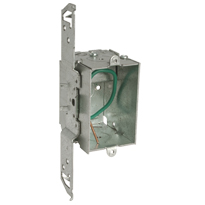 2-1/2 In. Deep Switch Boxes - Gangable with STAB-IT Connector, TSBracket, 1/2