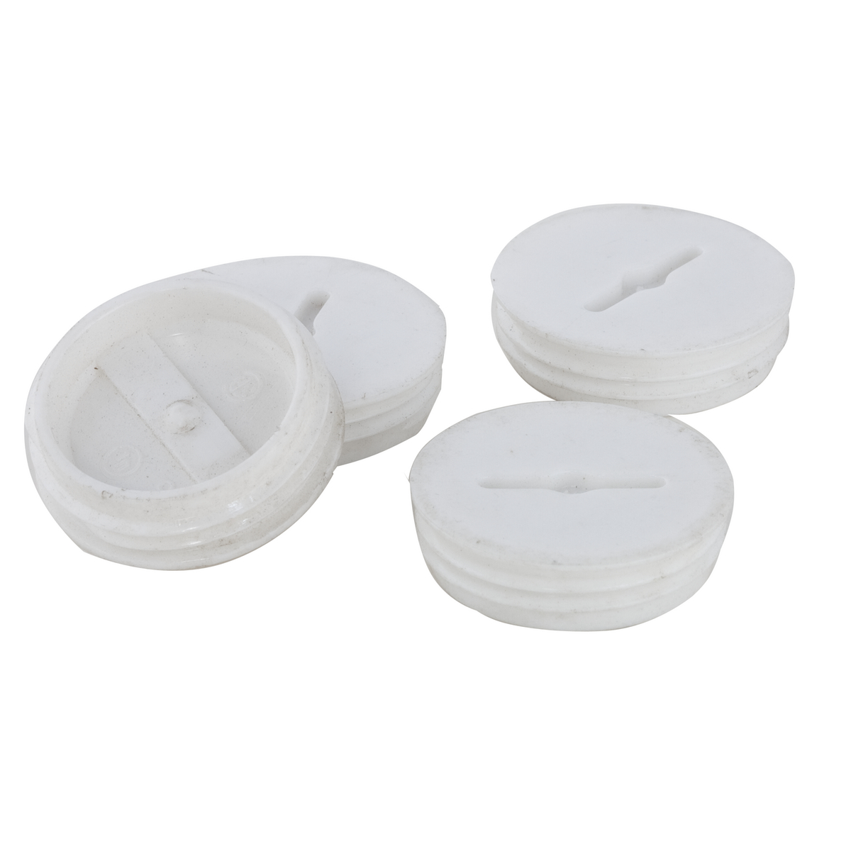 Closure Plugs, White, 3/4 In. NPT