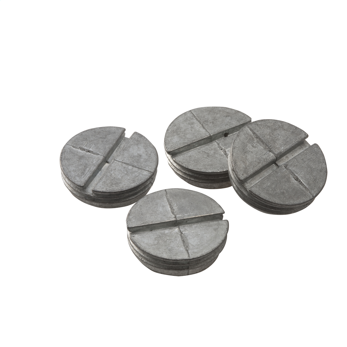 1 in. NPT Closure Plugs, Gray, 4-Pack