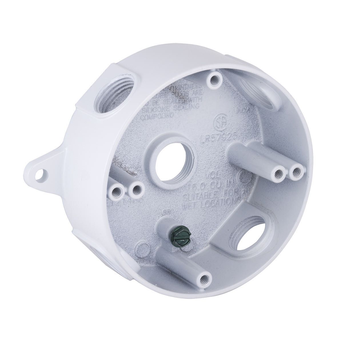 BELL 5361-1 WHITE BOX 4" ROUND