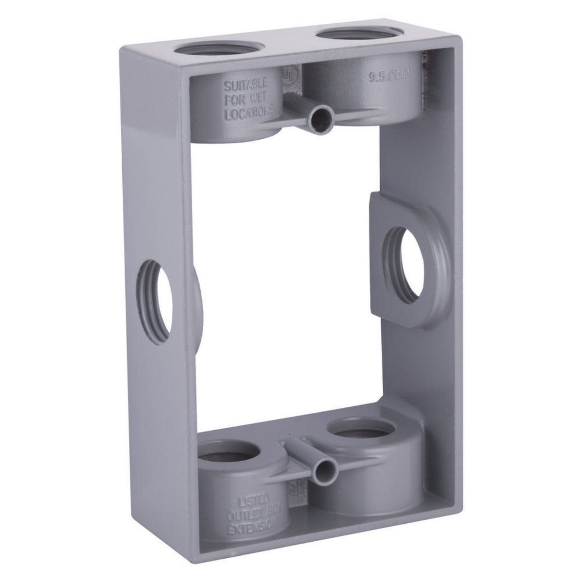 BELL 5400-0 WEATHERPROOF EXTENTION 1G 6 1/2 OUTLETS