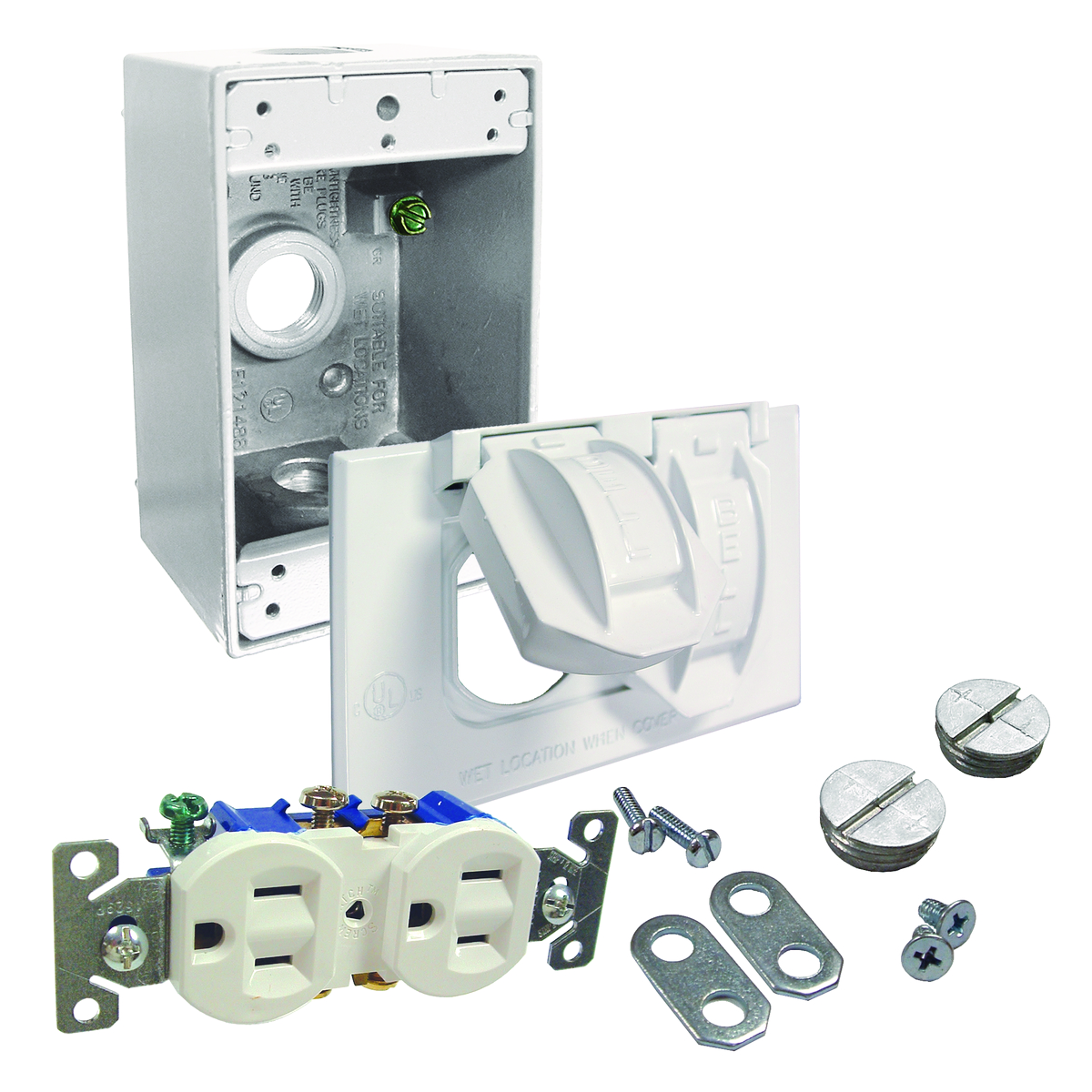 Complete White Flip Cover Kits, WRTR Duplex /Flip Cover / Box