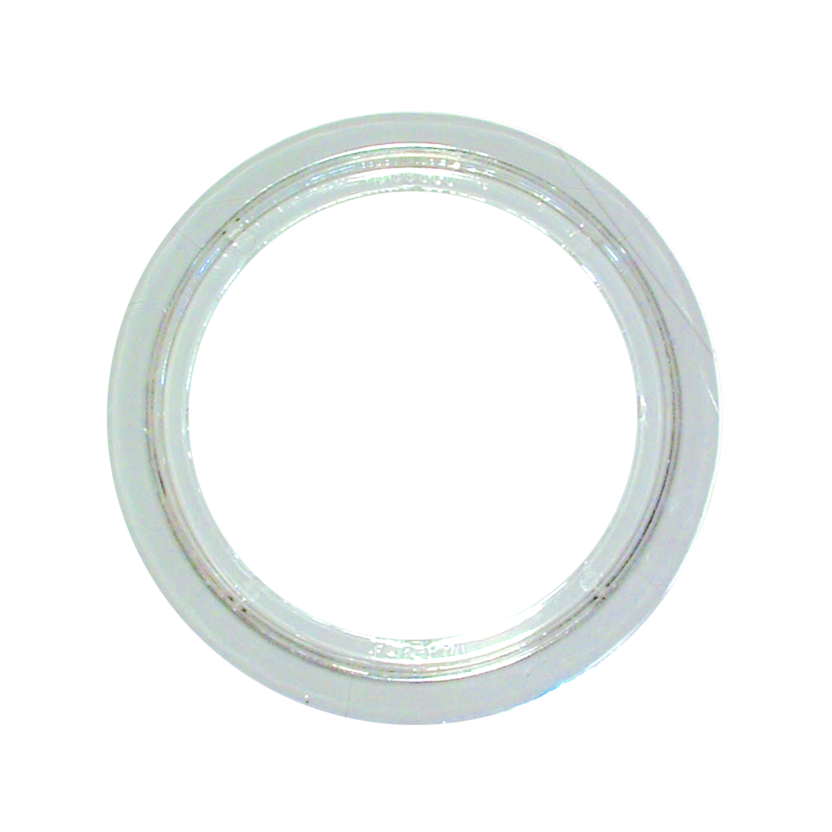 Product image for Raco 6233 5-1/4" Round Clear Polycarbonate Carpet Flange
