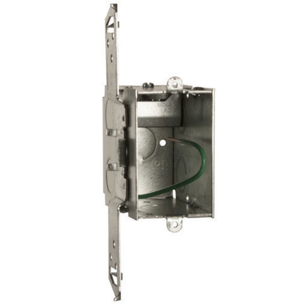 3 in. x 2 in. Switch Boxes, 2-1/2 in. Deep, AC/MC/Flex Clamps, TS Bracket