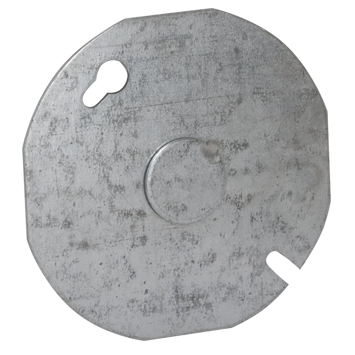 RACO 703 3-1/2" ROUND COVER, 1/2 IN KO