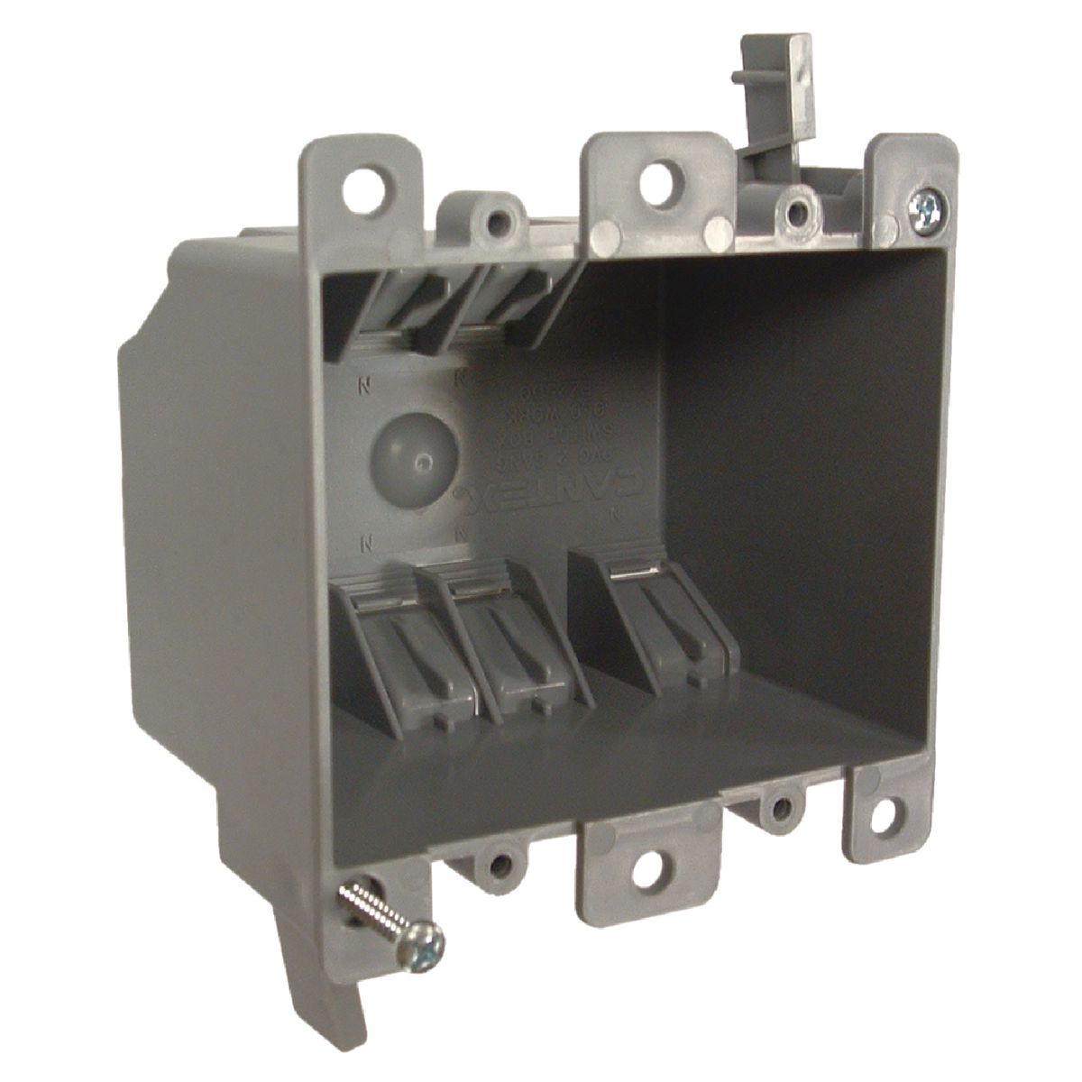 Raco 7488RAC Old Work Pvc Box With Clamp 2 Gang 