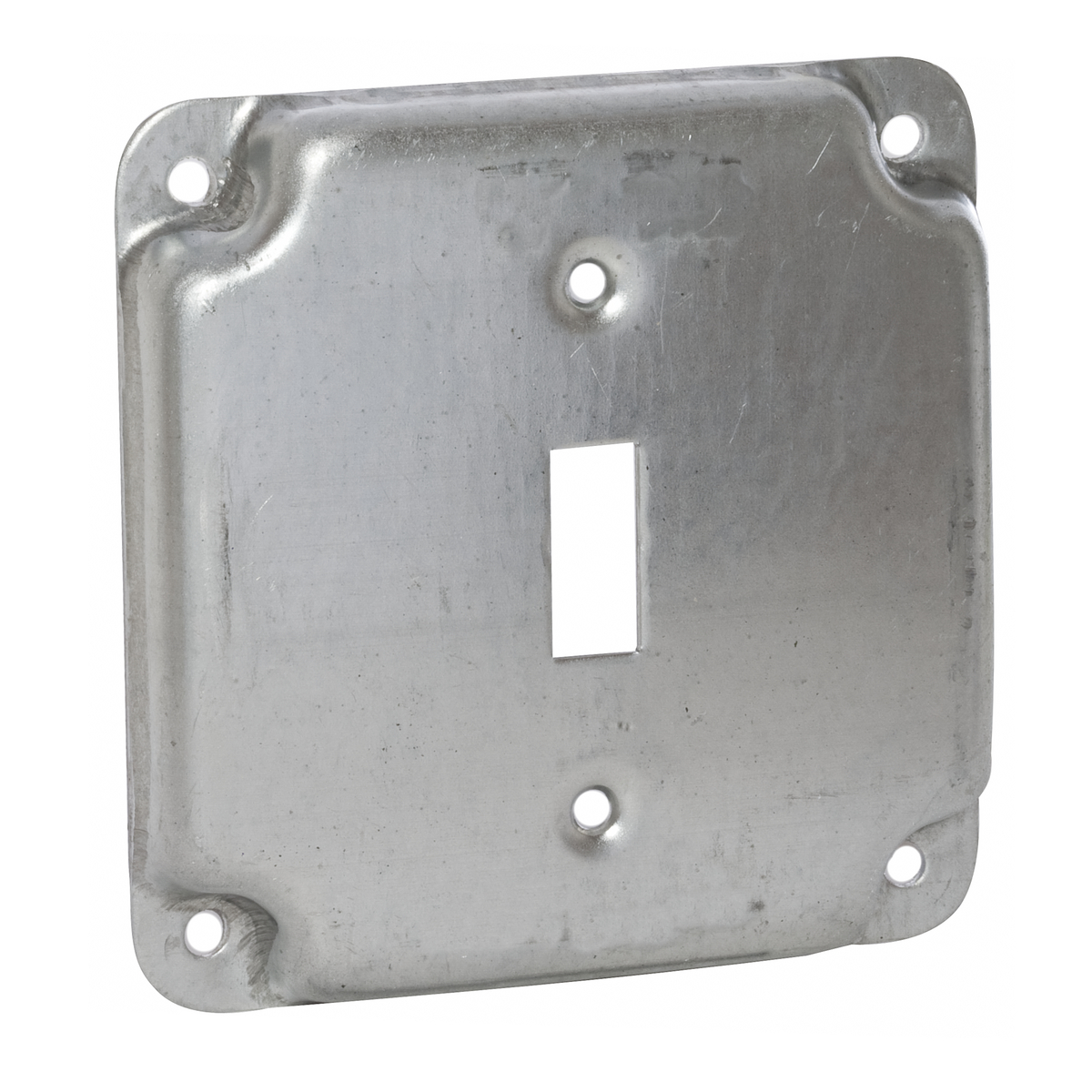 4 In. Square Exposed Work Covers - Raised 1/2 In., 1 Toggle Switch
