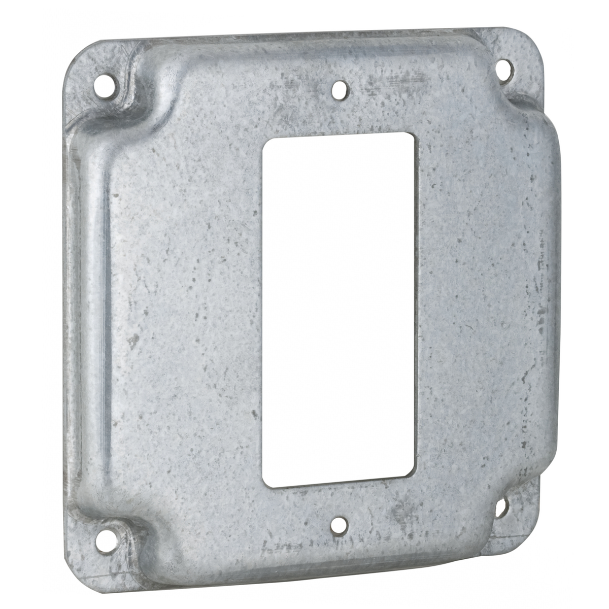 4 In. Square Exposed Work Covers - Raised 1/2 In., 1 GFCI