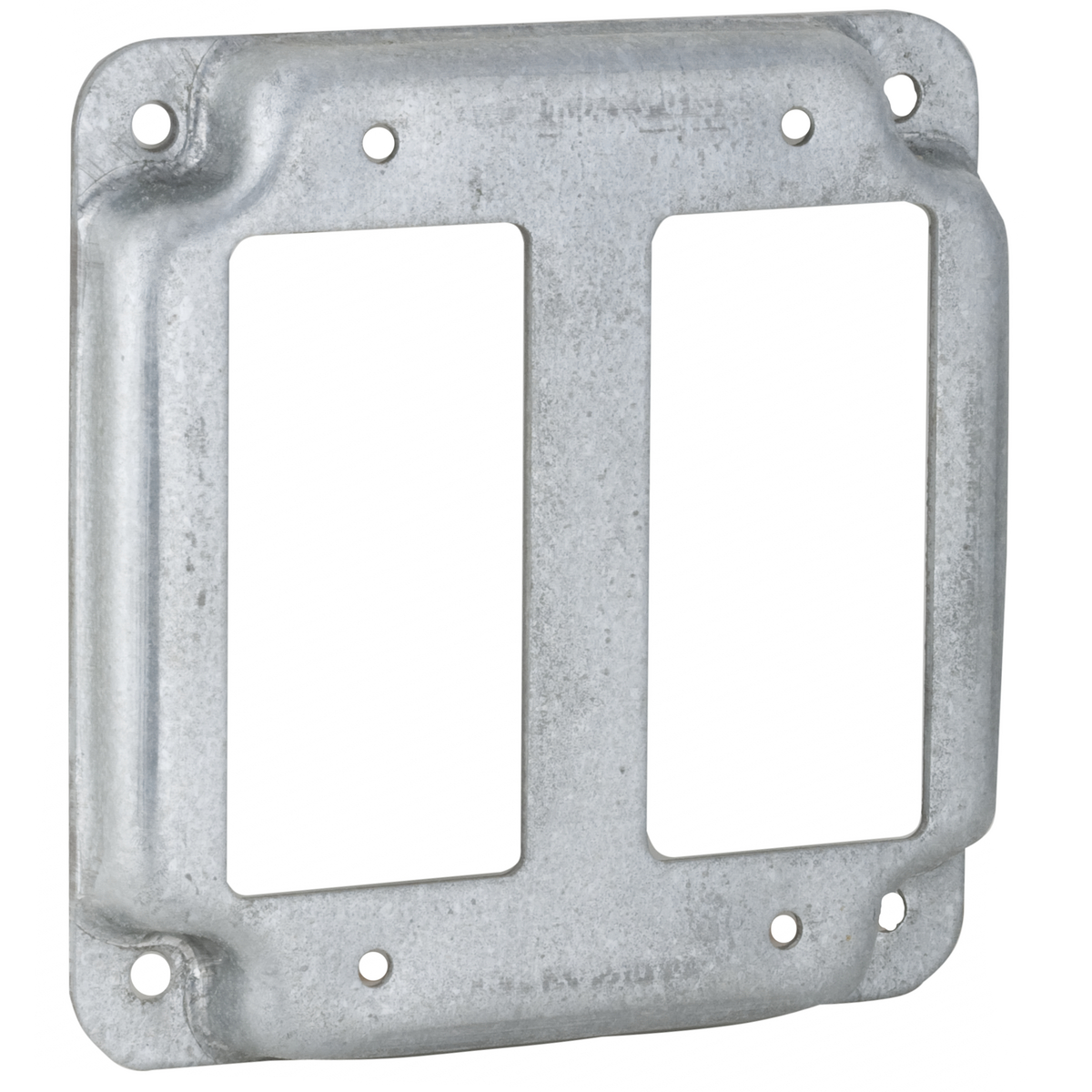 RACO 809C 4" SQUARE EXPOSED WORK COVER, 2 GFCI