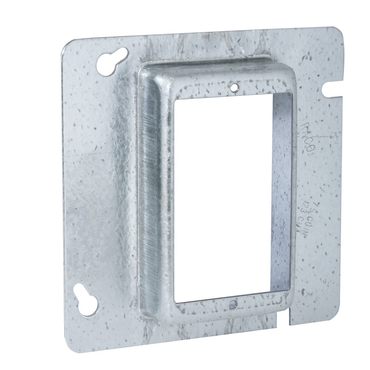 RACO 839 4-11/16" SQUARE 1D 1G SWITCH RING