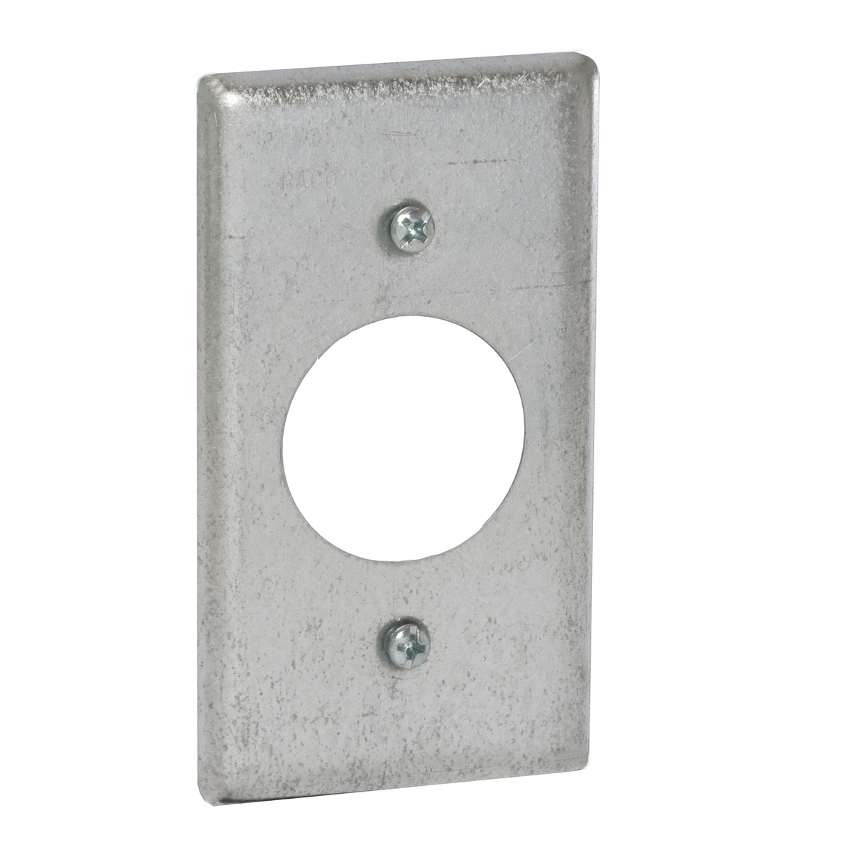 RACO 863 HANDY BOX COVER, SINGLE RECEPTACLE 1.406" DIAMETER