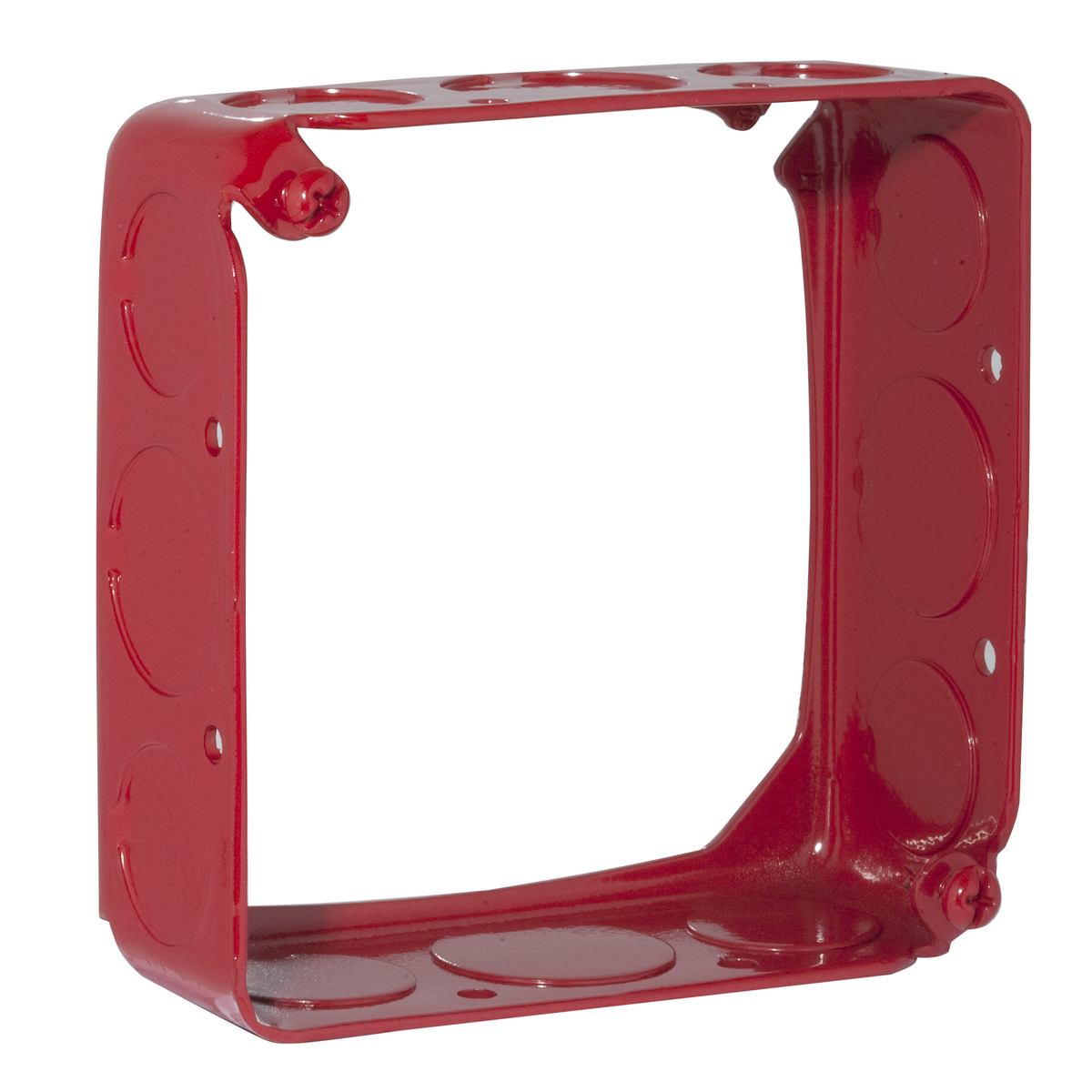 Product image for Raco 911-6 4" Square Extension Ring, Drawn, 1-1/2" Deep - Red
