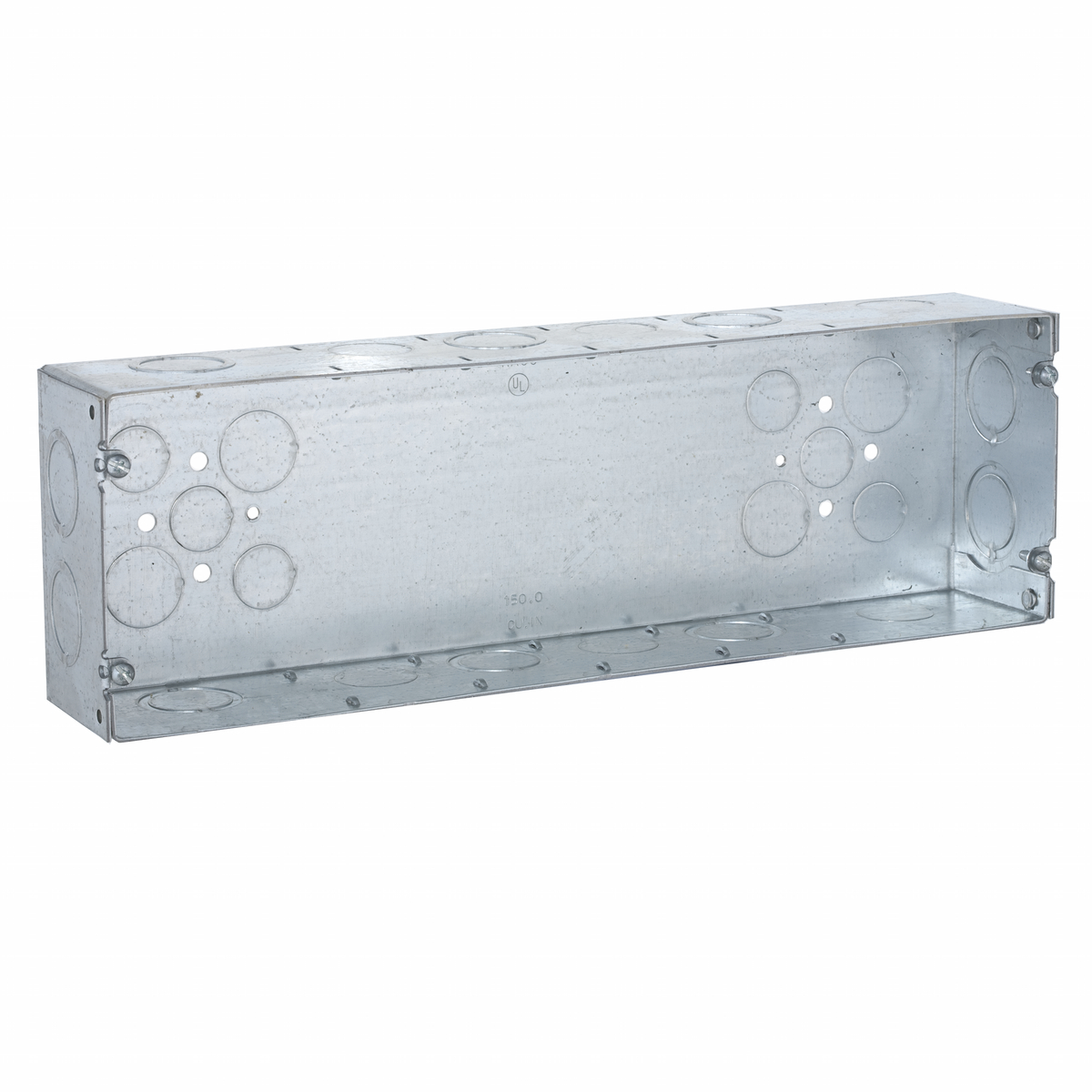 Gang Boxes, 2-1/2 In. Deep - Welded with Conduit KO's, 6-Gang