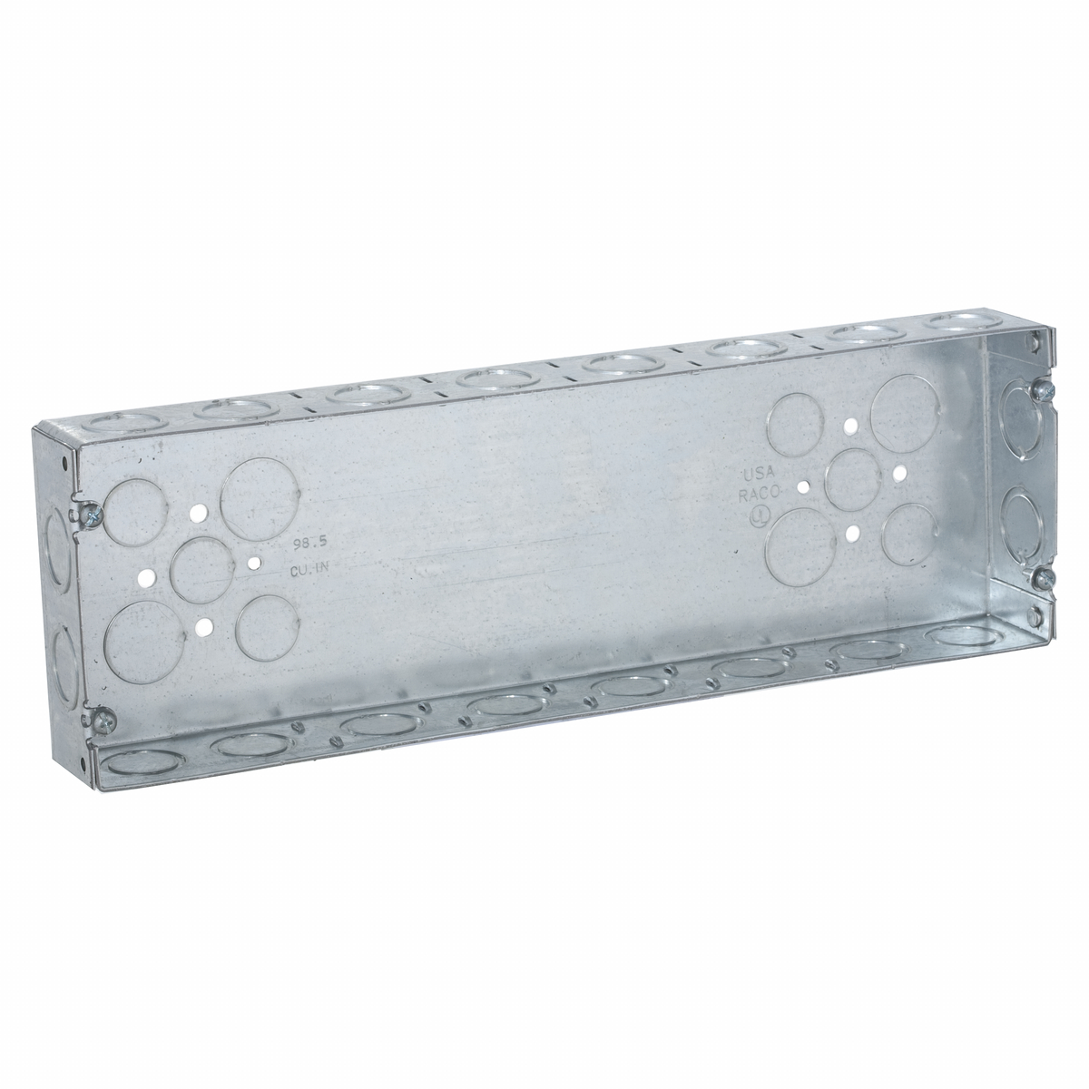 Product image for Raco 955 Gang Box, 6 Device, 1-5/8" Deep