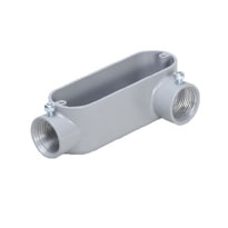Threaded/Set Screw Fittings: LL Body Only, 1-1/2