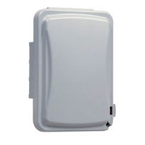 One Gang Gray Flat Covers, Horizontal/Vertical 16-in-1