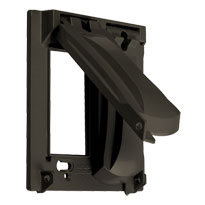 Two Gang Bronze Universal Metal Flip Covers, 25-in-1