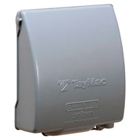 Two Gang Metal Low Profile While-In-Use Covers - Extra Duty®, 2-Gang 55-in-1