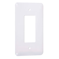 Princess Metal Wallplates: White Smooth, Decorator/Rocker