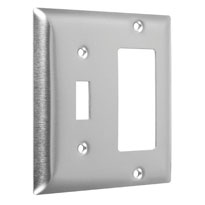 Standard Metal Wallplates: Stainless Steel, Toggle & Decorator/Rocker
