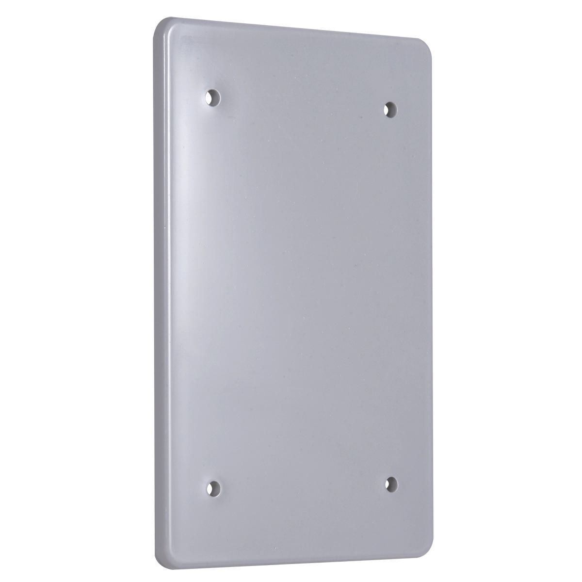 One Gang Blank Covers, Blank Cover, Gray