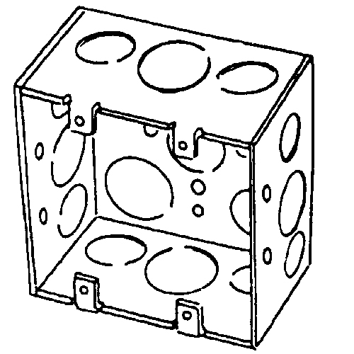 4  SQ X 2-1/8 DEEP 2 GANG BOX