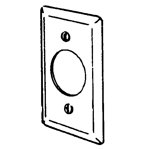 HANDY BOX COVERS 4-1/8 X 2-3/8