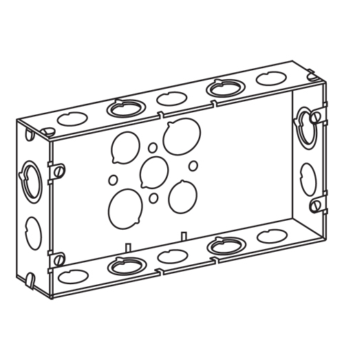 3 GANG SHALLOW SWITCH BOX