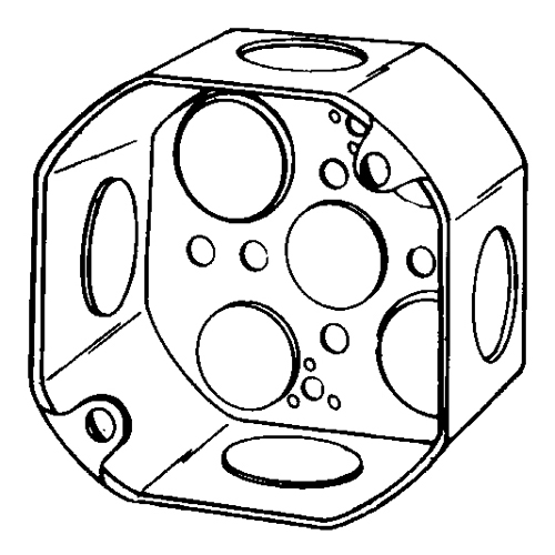 4  OCTAGON BOXES