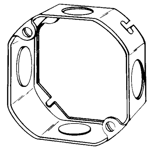 4  OCTAGONAL OUTLET BOX