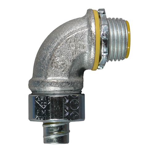 1 90 DEG INS STEEL LT CONN