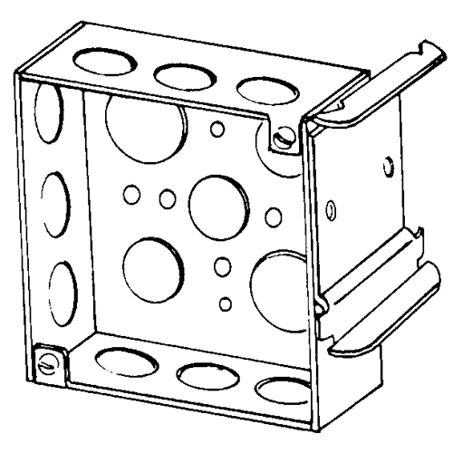 4  SQ WELDED W/STUD BRKT