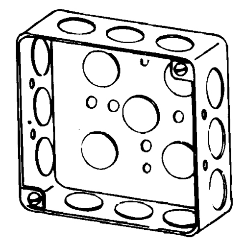 4  SQ DRAWN BOX 1-1/2 DEEP