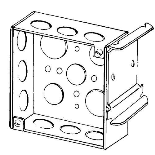 4  SQ WELDED W/STUD BRKT