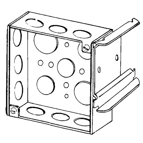4  SQ WELDED W/STUD BRKT
