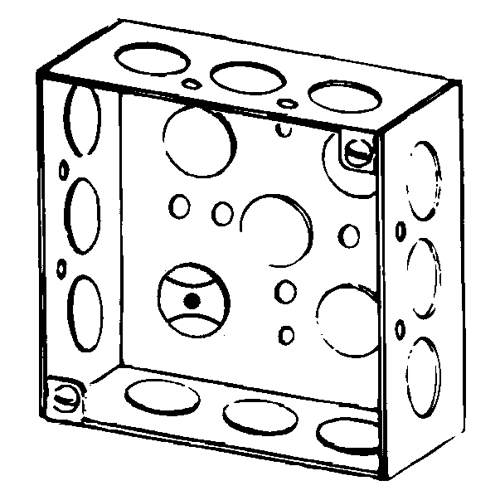 4 SQ WELDED BOX 1-1/2 DEEP