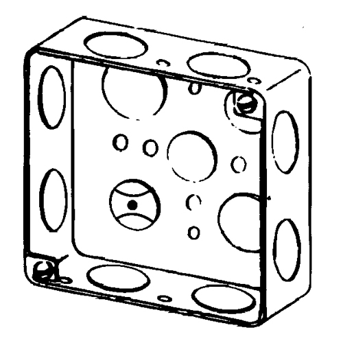 4  SQ DRAWN BOX 1-1/2 DEEP