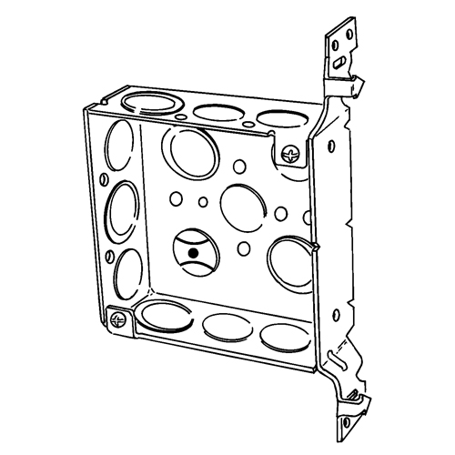 4  SQ BOX W/AB BRACKET SIDE