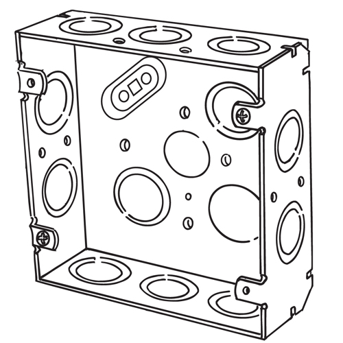 4-11/16 SQ X 1-1/2 DEEP BOX