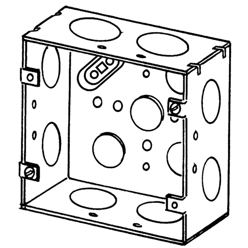 4-11/16 SQ X 1-1/2 DEEP BOX