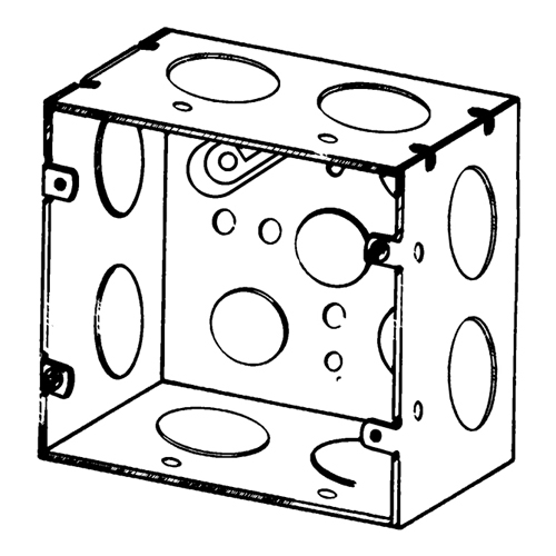 4-11/16 SQ X 2-1/8 DEEP BOX