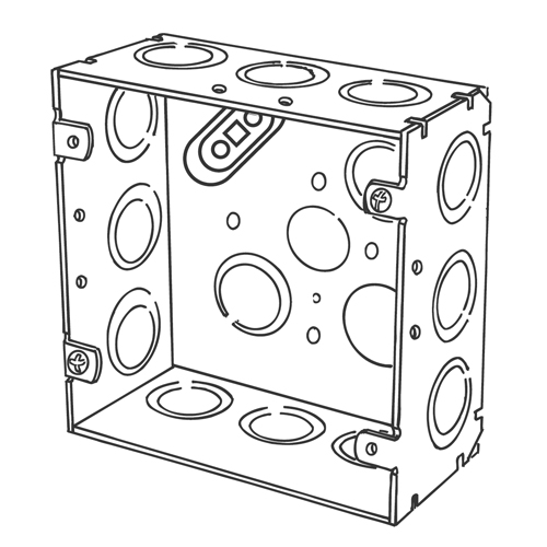 4-11/16 SQ X 2-1/8 DEEP BOX