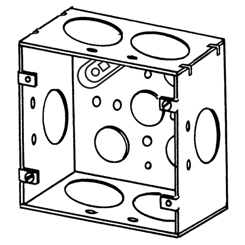 4-11/16 SQ X 2-1/8 DEEP BOX