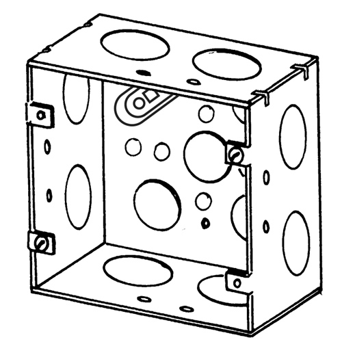 4-11/16 SQ X 2-1/8 DEEP BOX