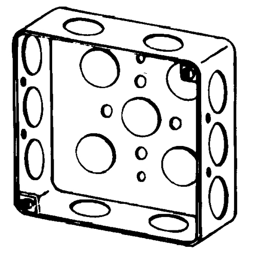 4  SQ DRAWN BOX 1-1/4 DEEP