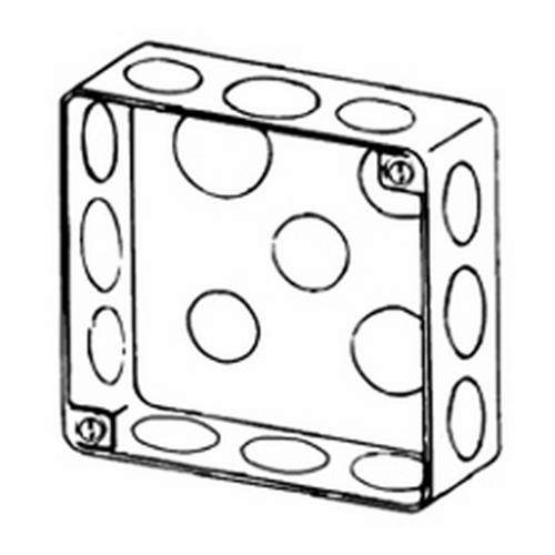 4  SQ DRAWN PLENUM BOX 1-1/2DP