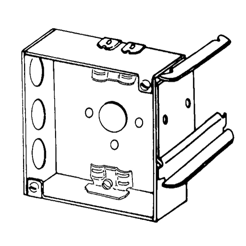 4  SQ WELDED W/STUD BRKT